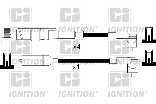 QUINTON HAZELL Süütesüsteemikomplekt XC827